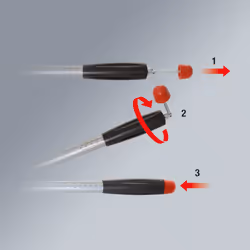 KS Tools 516.3545 chiave dinamometrica Ft-lb, In-lb, Kg-m, Nm - Vista aggiuntiva 6