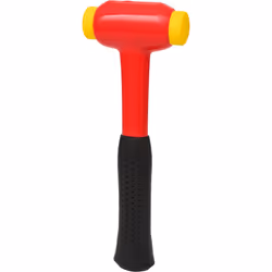 KS Tools 117.1127 martello Martello con colpo morto Nero, Rosso - Vista aggiuntiva 4
