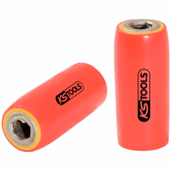 Con rivestimento isolante a norma IEC 60900 Attacco quadro femmina a norma DIN 3120 / ISO 1174 con sede per sfera di tenuta C ...