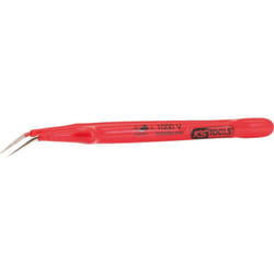 Kstools - Pinzette con isolamento protettivo, piegate, 15,5mm