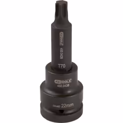 Per viti Torx Quadro femmina a norma DIN 3121 / ISO 1174 Finitura lunga Utilizzo con avvitatori Fosfatata Cromo-molibdeno Lun ...