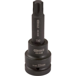 Kstools - 1' Bussola p.avvitatori ad impulsi p.viti Torx,lunga,T100