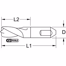 KS Tools 330.2129 punta per trapano Punta per trapano elicoidale 5 pz - Vista aggiuntiva 2