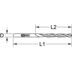 KS Tools 330.5032 punta per trapano Set di punte per trapano 10 pz