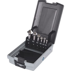 Serie di frese p.svasare+sbavare hss 90°,6 pz