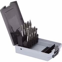 KS Tools 515.3220 sbavatore rotante Metallo Ovale Aluminium alloys, Ghisa, Plastica 10 pz - Vista aggiuntiva 5