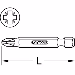 KS Tools 911.7729 punta per cacciavite 5 pz