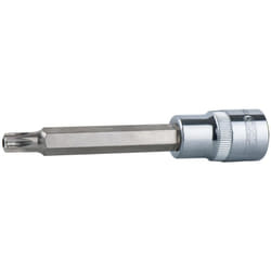 3/8' Bussola p.viti Torx c.foro chrome lunga,TB27