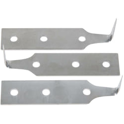 Kstools - Serie di lame in acciaio inox per coltello manuale, lunghezza lama 25 mm, 3 pz