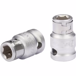 Con anello di serraggio Quadro femmina a norma DIN 3120 / ISO 1174 con sede per sfera di tenuta Per inserti 10 mm con attacco ...