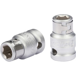 3/8"Bussola con adattatore,per inserti 5/16"