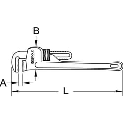 KS Tools 111.3530 Giratubi Impugnatura Ghisa 36" / 900 mm