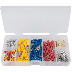 Assortimento di capicorda in cassettina di plastica, 271 pz Pezzi in set 271 Peso del tessuto 270 Dimensioni dell'imballaggio ...