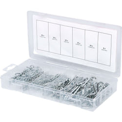 Assortimento coppiglie elastiche, 1,8x33 - 3,9x75, 150 pz