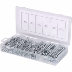 A norme DIN 94 Versione diritta In cassetta di plastica Standard DIN 94 Pezzi in set 1000 Peso del tessuto 1001 Imballaggio K ...