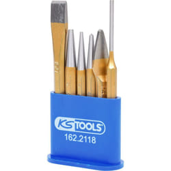 Serie di utensili combinati, 6 pz in contenitore di plastica