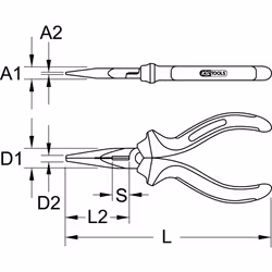 KS Tools 962.0610 pinza