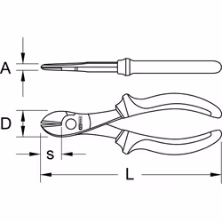 KS Tools 962.0617 pinza Pinze diagonali