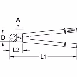 KS Tools 962.0619 bullone e tagliacatena - Vista aggiuntiva 2