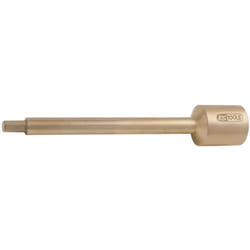BRONZEplus Bussola con inserto ad esagono incassato 1/2" lunga 6x160 mm