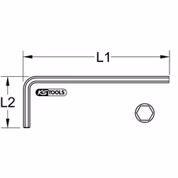 KS Tools 963.157 chiave torx - Vista aggiuntiva 2