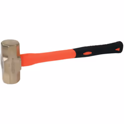 A norma DIN 6475 Manico in fibra di vetro Testa levigata lucida Angoli smussati Antiscintilla Antideflagrante Resistente alla ...