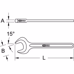 KS Tools 963.715 chiave a forchetta