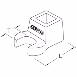 KS Tools 963.851 chiave a forchetta - Vista aggiuntiva 2