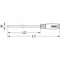 KS Tools 963.9532 raschietto manuale - Vista aggiuntiva 2