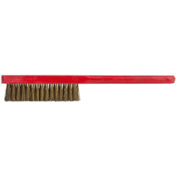 BRONZEplus Spazzola manuale, filo ondulato in lega tin-bronze, 4 file