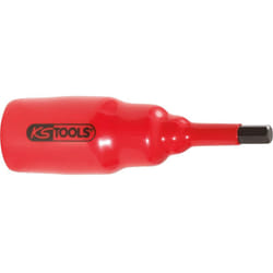 3/8' Bussola bit con isolamento protettivo per viti a esagono incassato, corta, 6mm
