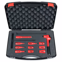 KS Tools 117.1889, Set di bussole, 3/8", 11 testina/e, Acciaio, IEC 60900, 1,75 kg