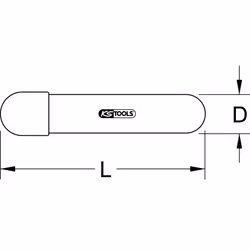KS Tools 117.4237 passacavo - Vista aggiuntiva 2