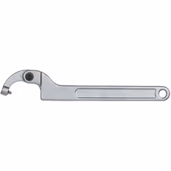 Secondo norme DIN 1810 forma B Con snodo Con foro per appenderlo Per dado di blocco a croce Cromata opaca Cromo-vanadio Largh ...