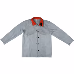 Chiusura anteriore doppia in pelle Con chiusura a velcro Polsini regolabili Collo imbottito e con chiusura a velcro per una m ...