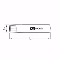 KS Tools 129.2318 perforatore e accessori