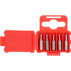 Inserto 1/4' ad esagono incassato, 25 mm, testa a sfera, 2,5 mm, confezione da 5