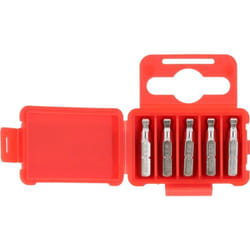 Inserto 1/4" ad esagono incassato, 25 mm, testa a sfera, 5 mm, confezione da 5