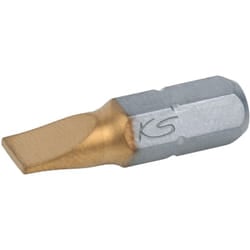 Inserto TiN 1/4' a intaglio, 25 mm, 8 mm, confezione da 5