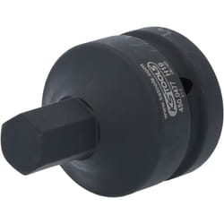 Kstools - Bussola 1'per avvitatore ad impulsi per viti a esagono incassato, corta, 19 mm