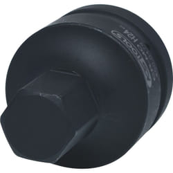 Kstools - Bussola 1'per avvitatore ad impulsi per viti a esagono incassato, corta, 24 mm