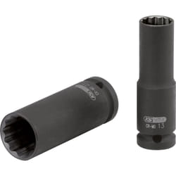 Bussola poligonale 1/2' per avvitatori ad impulsi, lunga, 10 mm