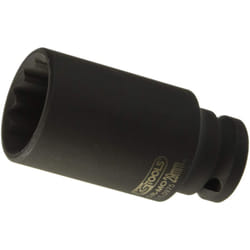 Ks Tools 515.0975 Bussola poligonale 1/2' per avvitatori ad impulsi, lunga, 29 mm