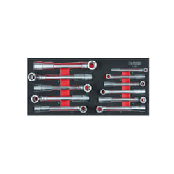 Set di chiavi a bussola esagonali KS TOOLS - 11 pezzi - 713.2011
