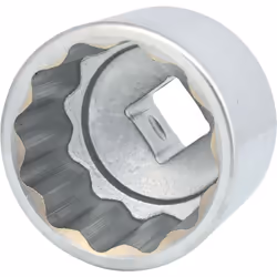Poligonale Profilo FlankTraction A norma DIN 3124 / ISO 2725 Quadro femmina a norma DIN 3120 / ISO 1174 con sede per sfera di ...