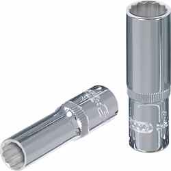 Poligonale Profilo FlankTraction A norma DIN 3124 / ISO 2725 Quadro femmina a norma DIN 3120 / ISO 1174 con sede per sfera di ...