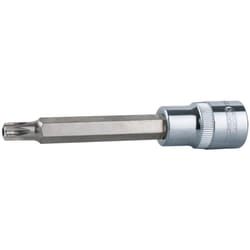 Bussola 1/2' CHROMEplus Tx con foro, lunga, TB70