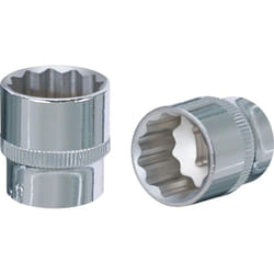 Bussola poligonale 3/8' CHROMEplus, 10 mm