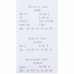 KS Tools 550.1646 tester per batterie Nero, Blu - Vista aggiuntiva 8