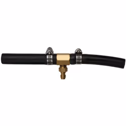 Adattatore per tubo flessibile per valvola Schrader piccola 5/16"x32 UNF filettatura interna e attacco tubo flessibile da 1/4 ...